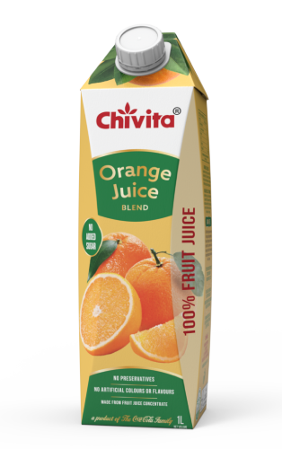 Chivita fruit orange juice pack 1l