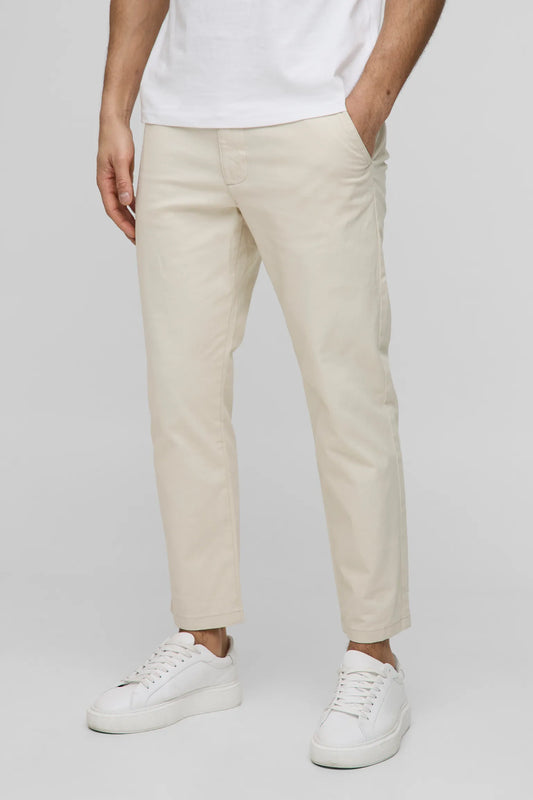 Boohooman Fixed Waist Strecth Skinny Chino