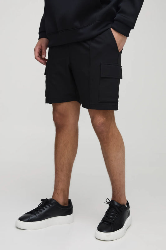 Boohooman Mens Stretch Cargo Short