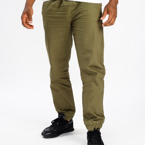 Signature chinos joggers in olive