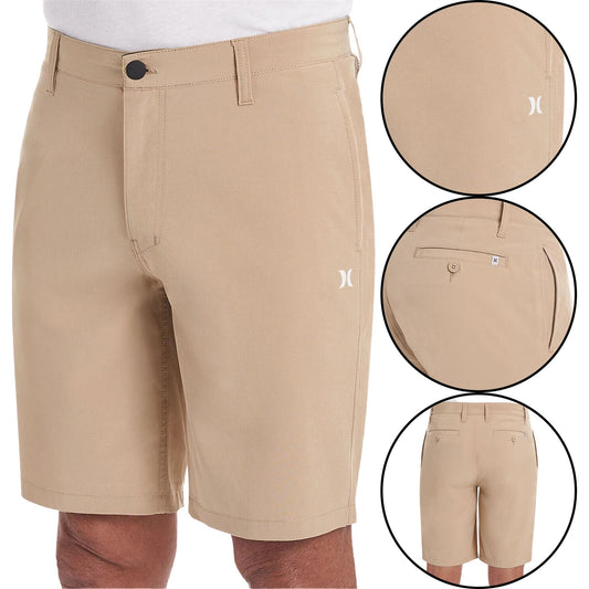 HURLEY HYBRID WALK SHORTS IN BROWN