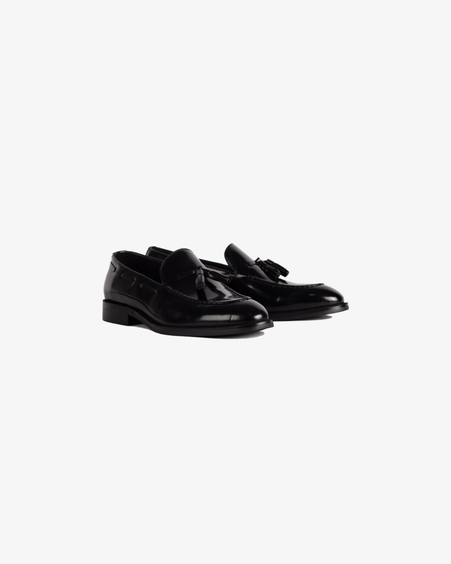 Poiseon Kensington Tassel Loafer - Black