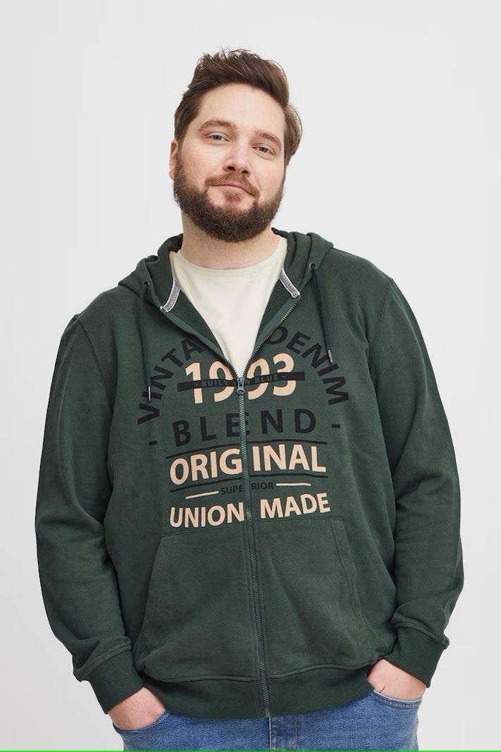 Blend Vintage Regular Zipper Hoodie