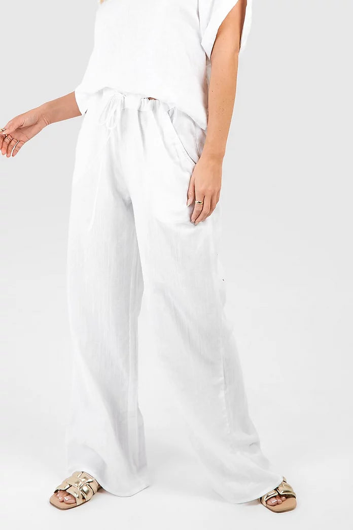 Boohoo Jinenl Nice Look Drawstring Beach Pant