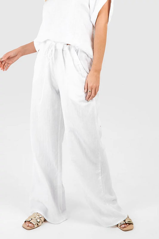 Boohoo Jinenl Nice Look Drawstring Beach Pant