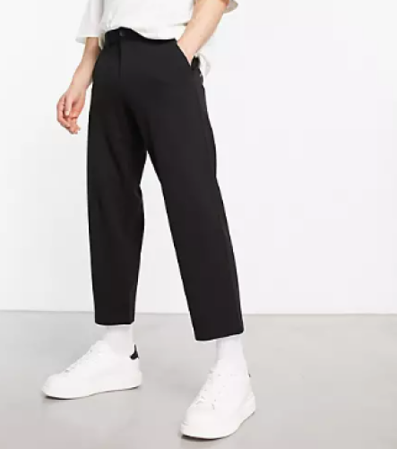 ADPTMAH DALLAS BLACK WIDE FIT PANT IN BLACK