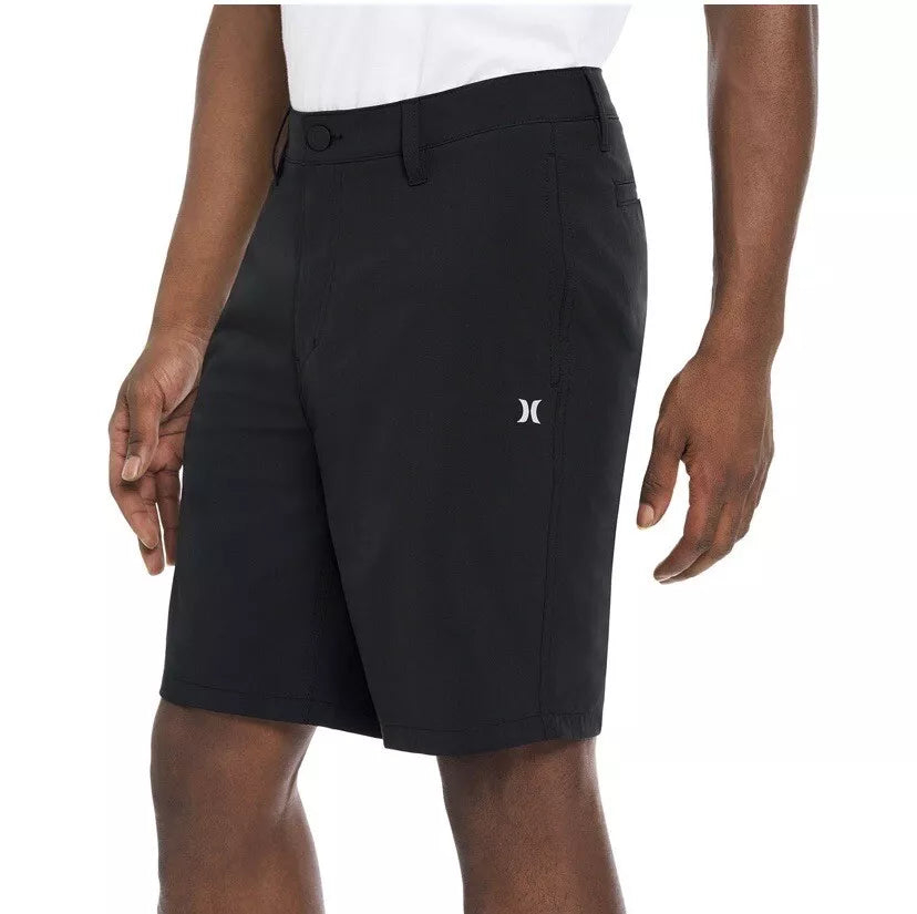 HURLEY HYBRID WALK SHORTS IN BLACK