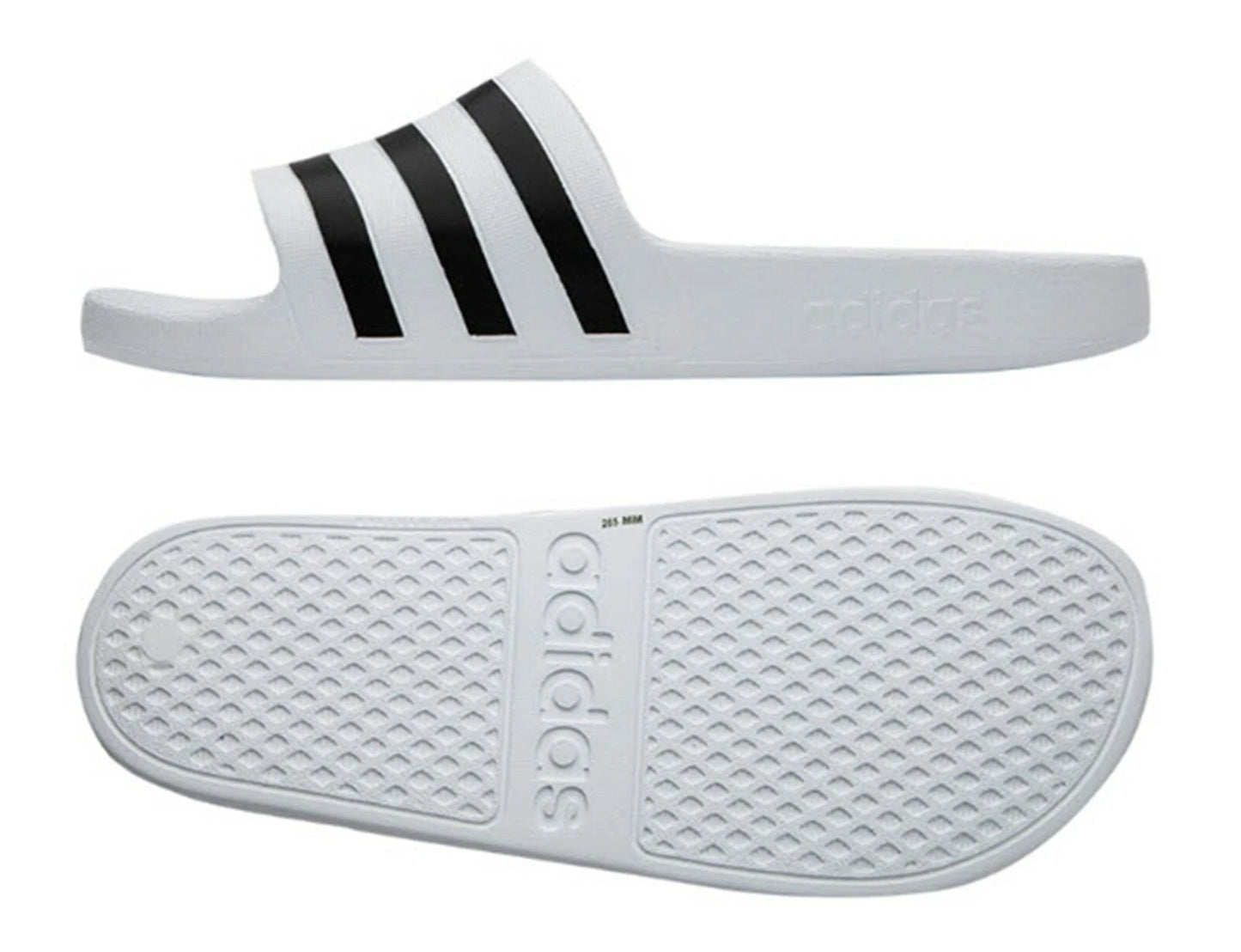 Adidas Unisex-Adult Adilette Aqua Swim Black Slide Sandals Slippers