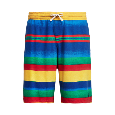 Nwt Polo Ralph Lauren 8 Inch Striped Spa Terry Short