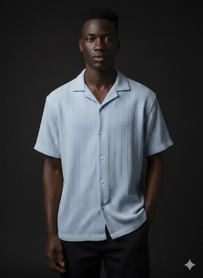 Denim & Flower Shirt